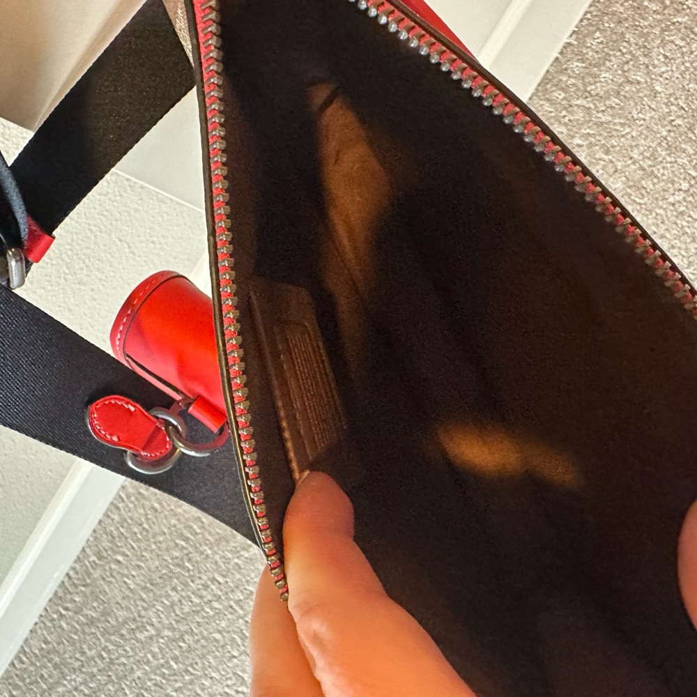 COACH Heritage Convertible Crossbody w/ Hybrid Pouch Colorblock Signature Canvas - Picture 11 of 15